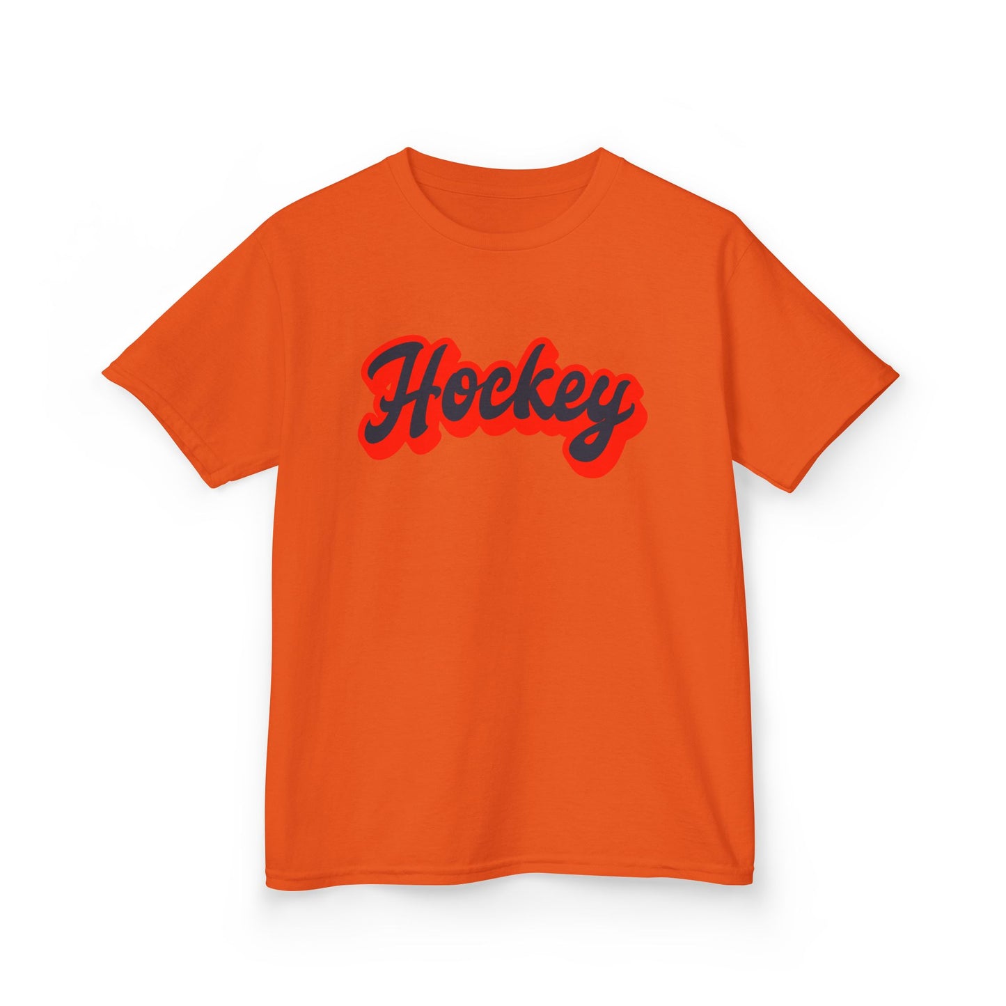 Kids Hockey Heavy Cotton Tee - Perfect for Young Fans!
