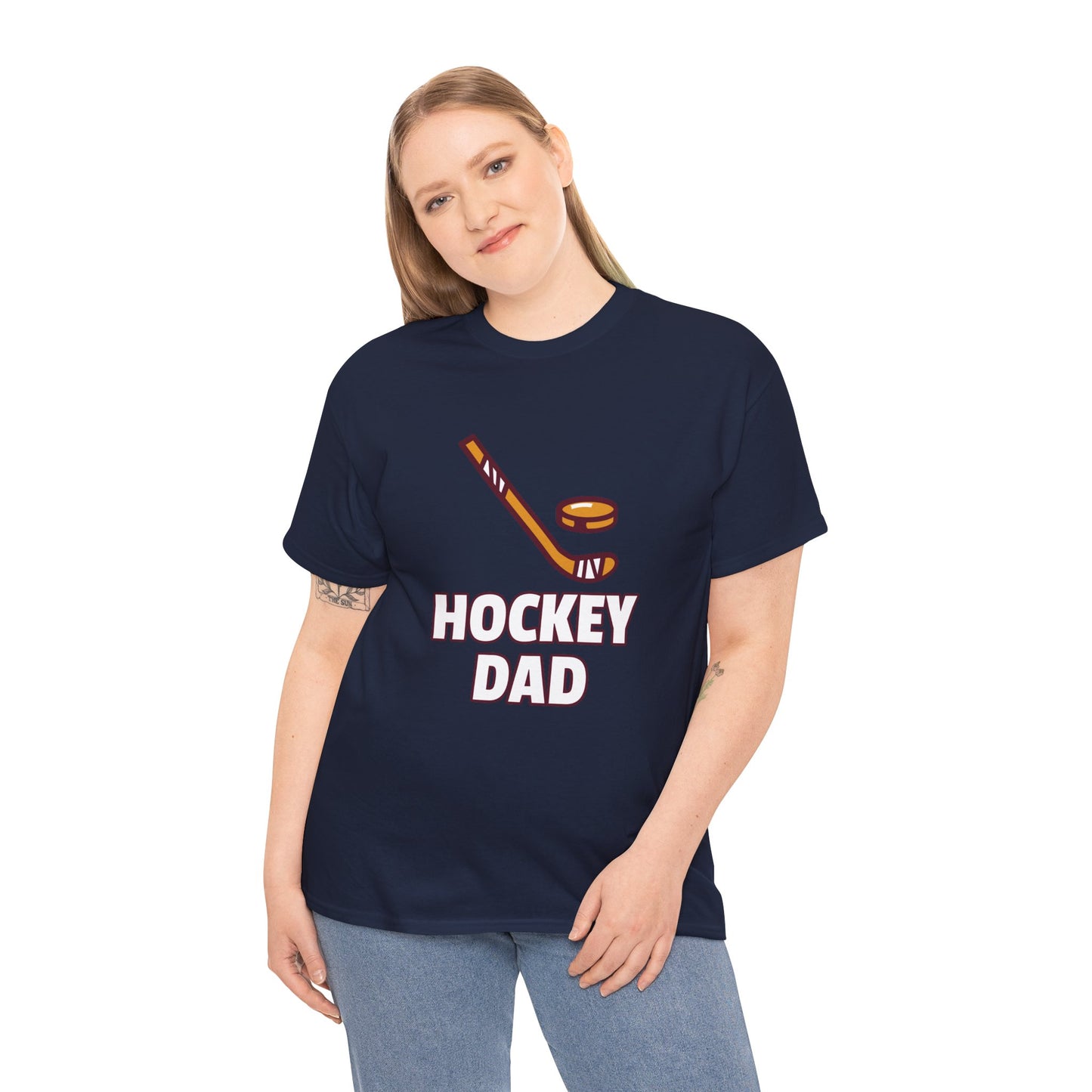 HOCKEY DAD Unisex Heavy Cotton Tee