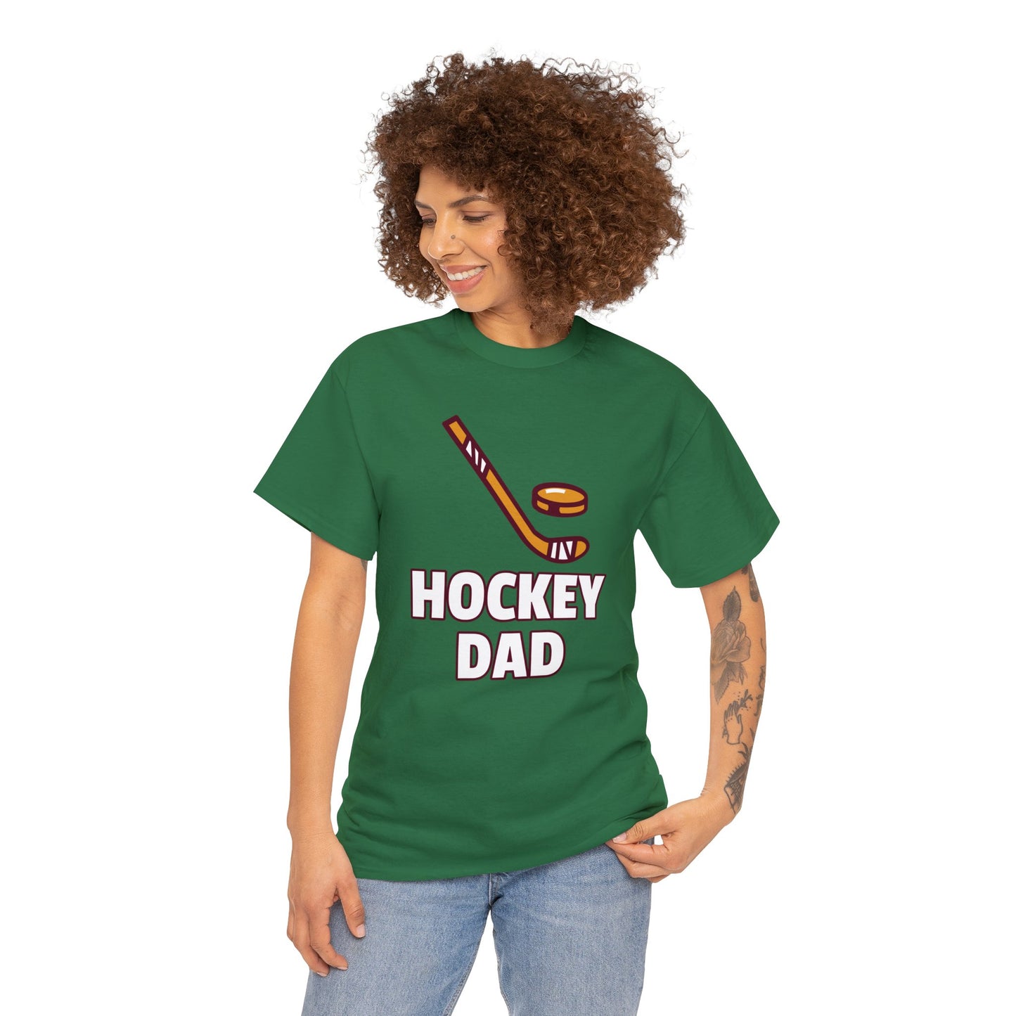 HOCKEY DAD Unisex Heavy Cotton Tee