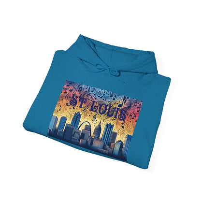 ST LOUIS ADULT Graphic Hoodie - Unisex Heavy Blend™ - CITY SERIES