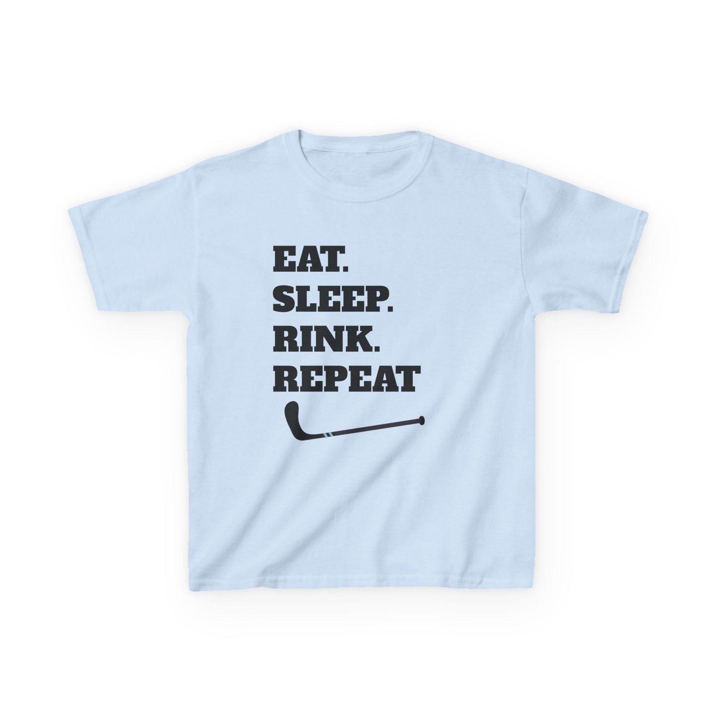 Youth Hockey Tee - Eat Sleep Rink Repeat