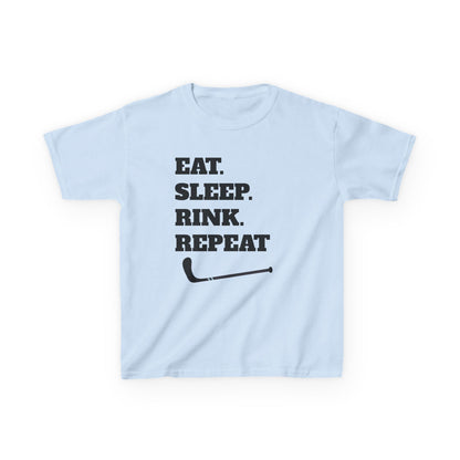 Youth Hockey Tee - Eat Sleep Rink Repeat