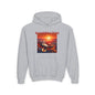 WASHINGTON Youth Hooded Sweatshirt - Retro Graphic Design for City Pride