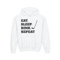 Youth Hockey Sweatshirt - Eat Sleep Rink Repeat