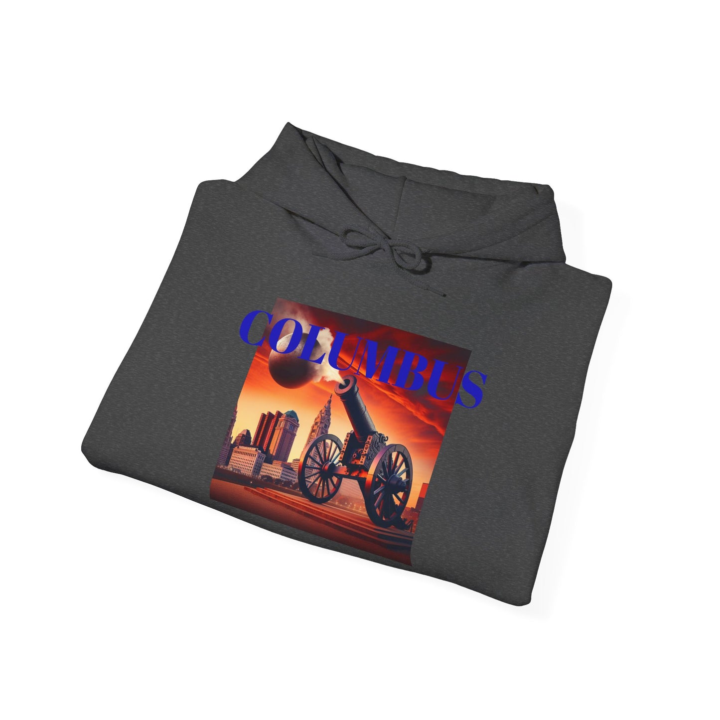 COLUMBUS ADULT Graphic Hoodie - Unisex Heavy Blend™ - CITY PRIDE SERIES