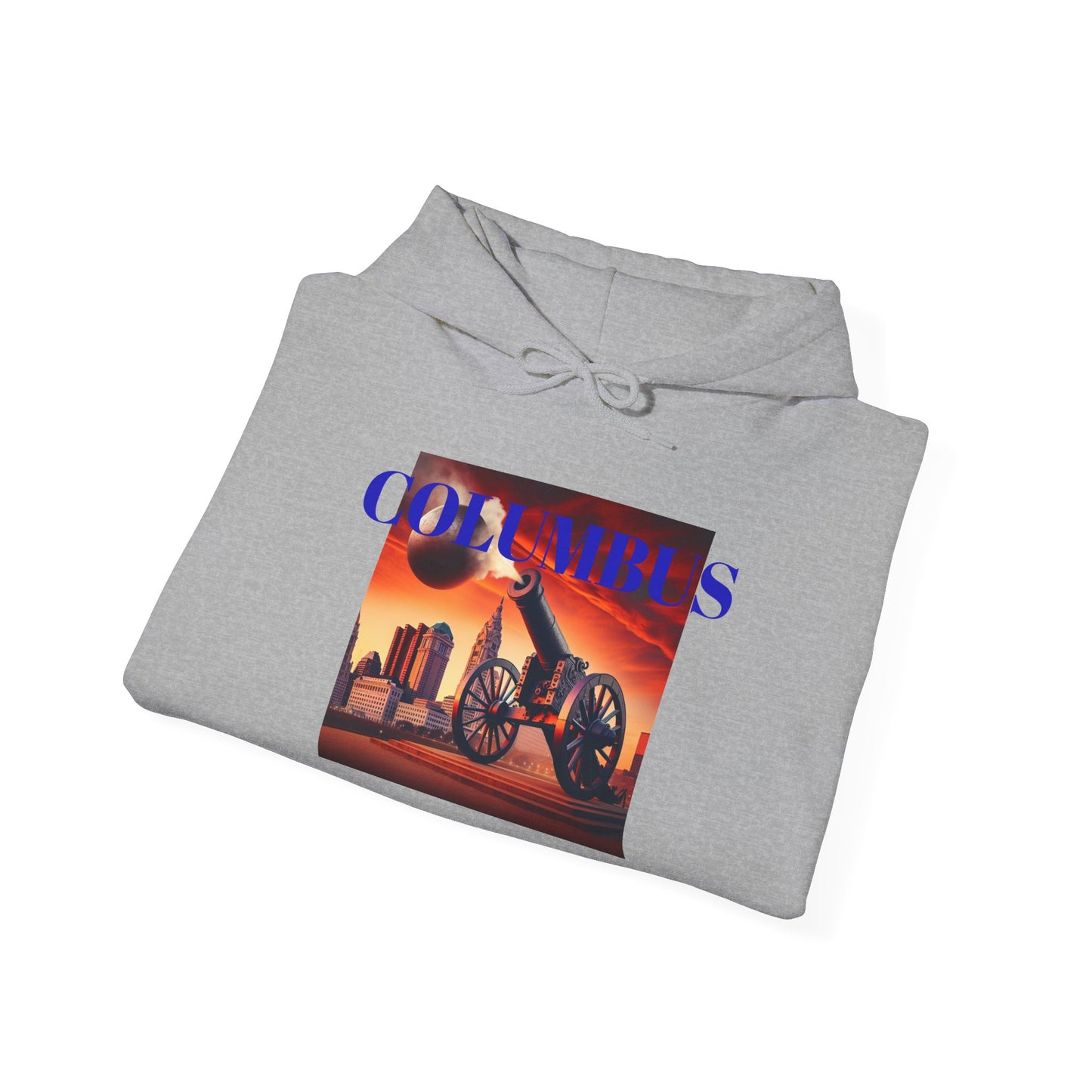 COLUMBUS ADULT Graphic Hoodie - Unisex Heavy Blend™ - CITY PRIDE SERIES