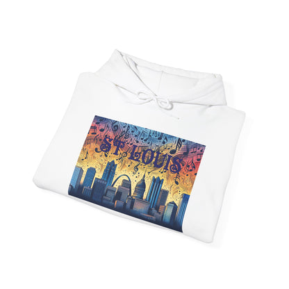 ST LOUIS ADULT Graphic Hoodie - Unisex Heavy Blend™ - CITY SERIES
