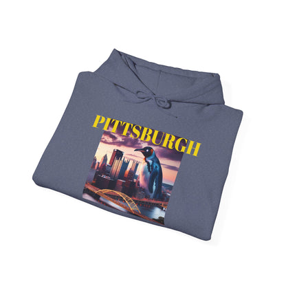PITTSBURGH ADULT Graphic Hoodie - Unisex Heavy Blend™ - CITY SERIES