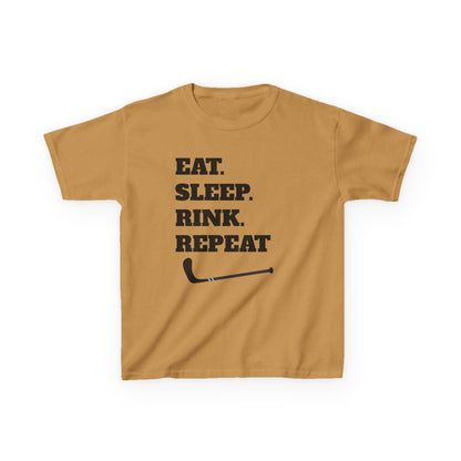 Youth Hockey Tee - Eat Sleep Rink Repeat