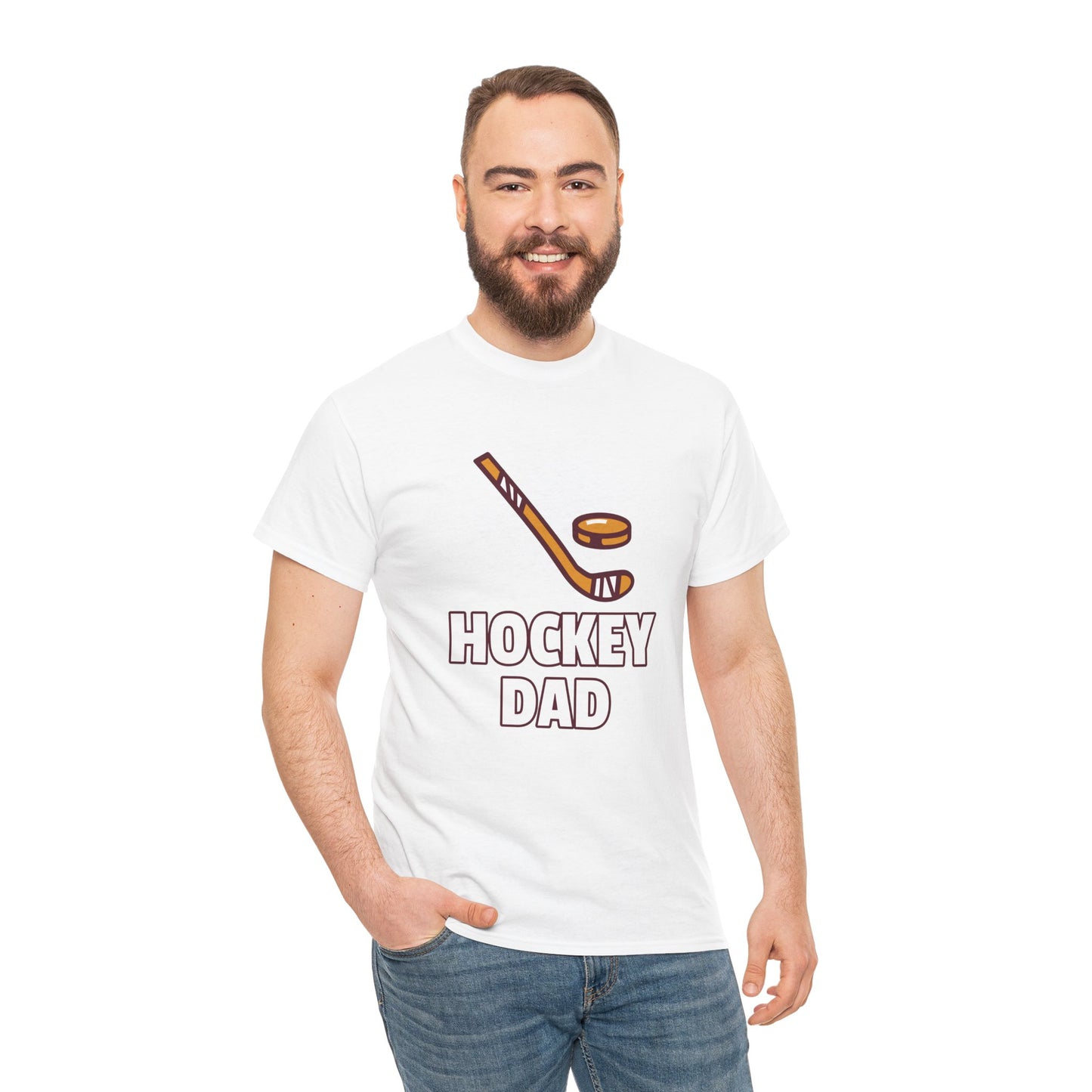 HOCKEY DAD Unisex Heavy Cotton Tee