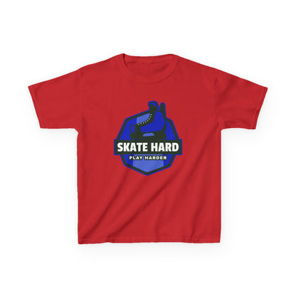 SKATE HARD PLAY HARDER Kids Heavy Cotton™ Tee
