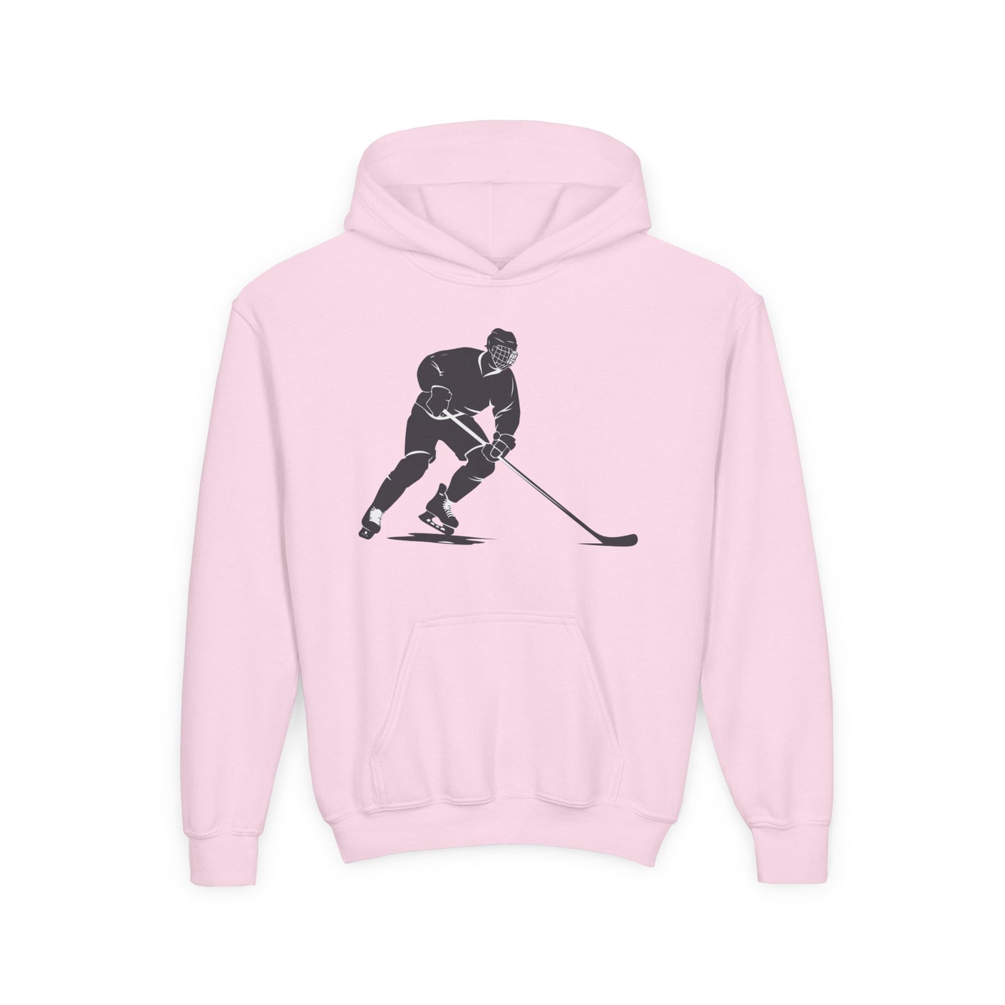 Youth Hockey Player Heavy Blend Hoodie - Perfect for Young Athletes