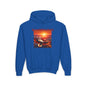 WASHINGTON Youth Hooded Sweatshirt - Retro Graphic Design for City Pride