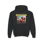 BOSTON Youth Hooded Sweatshirt - Retro Graphic Design for City Pride