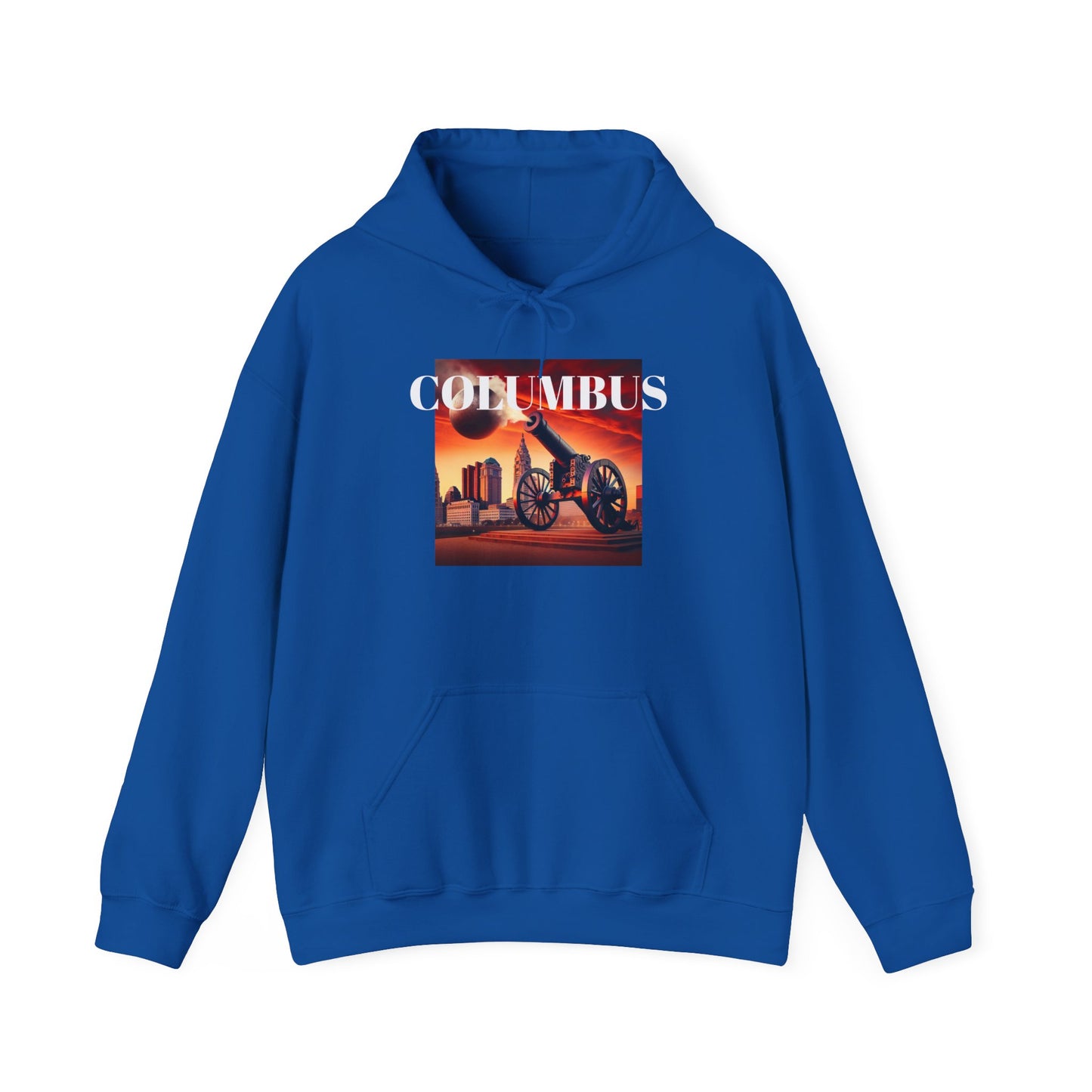 COLUMBUS ADULT Graphic Hoodie - Unisex Heavy Blend™ - CITY PRIDE SERIES