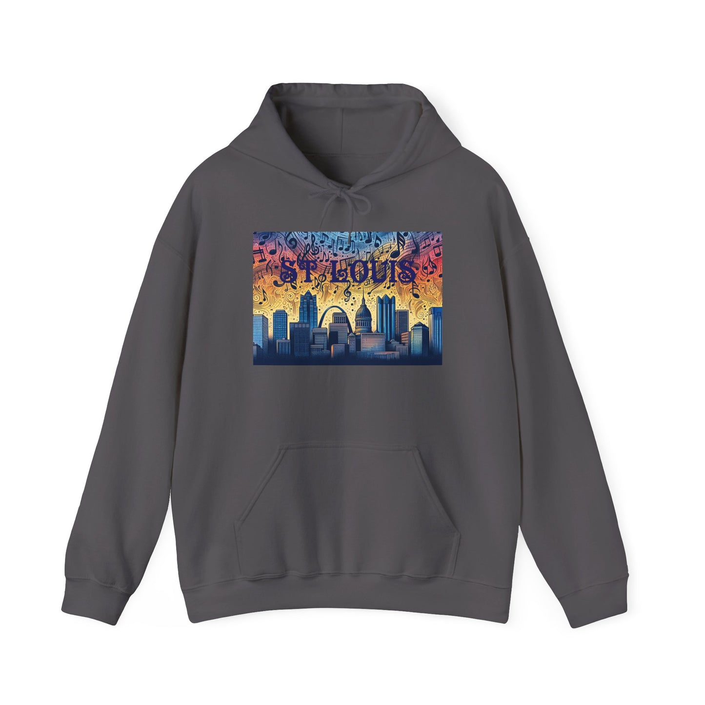 ST LOUIS ADULT Graphic Hoodie - Unisex Heavy Blend™ - CITY SERIES
