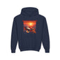 WASHINGTON Youth Hooded Sweatshirt - Retro Graphic Design for City Pride