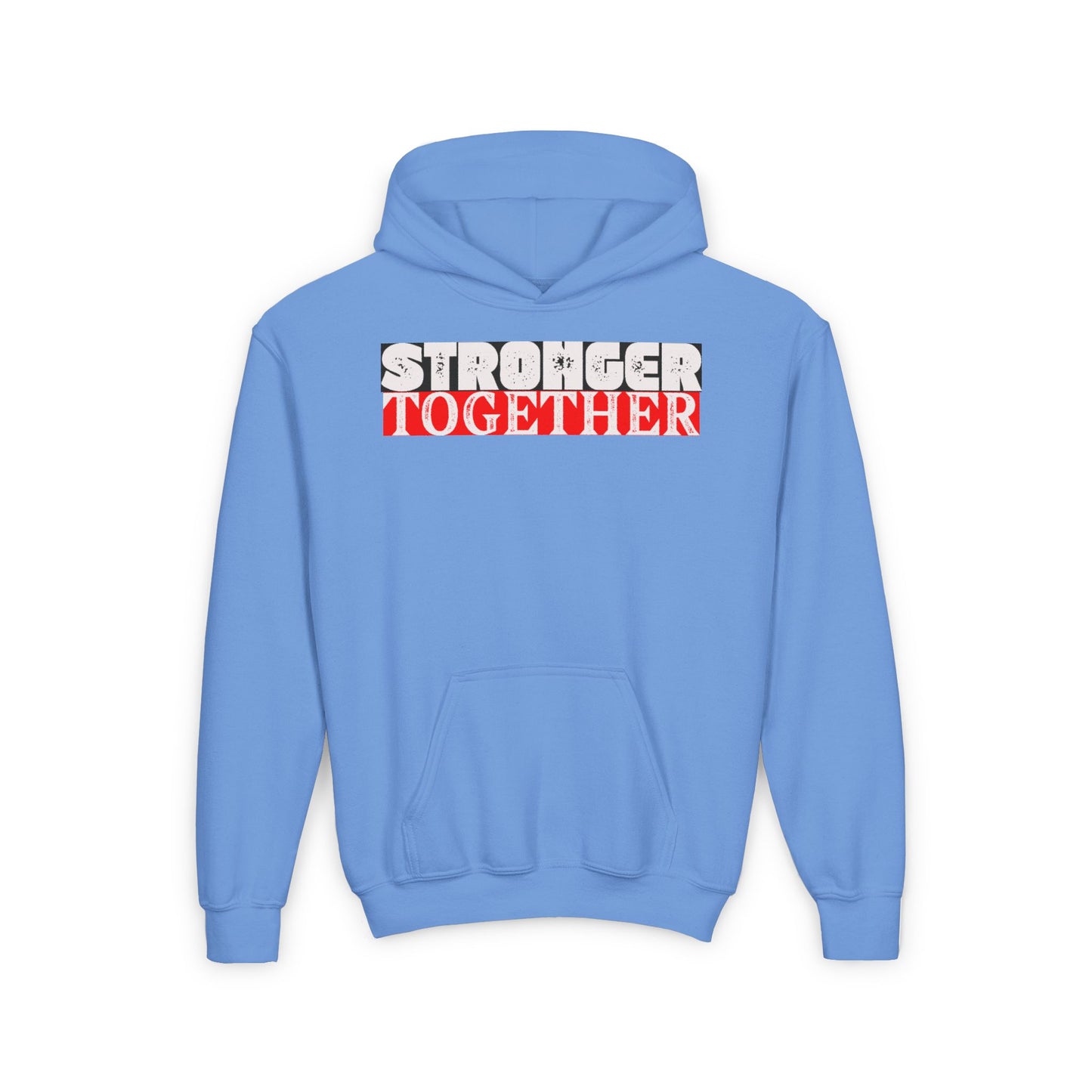 Stronger Together Youth Hoodie - Cozy Blend