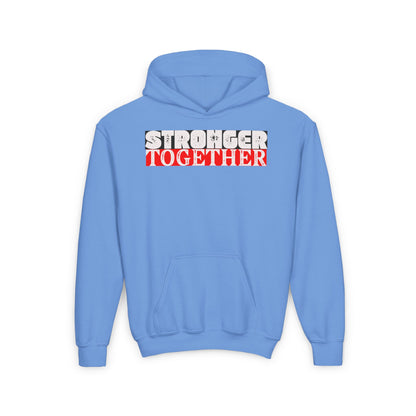 Stronger Together Youth Hoodie - Cozy Blend