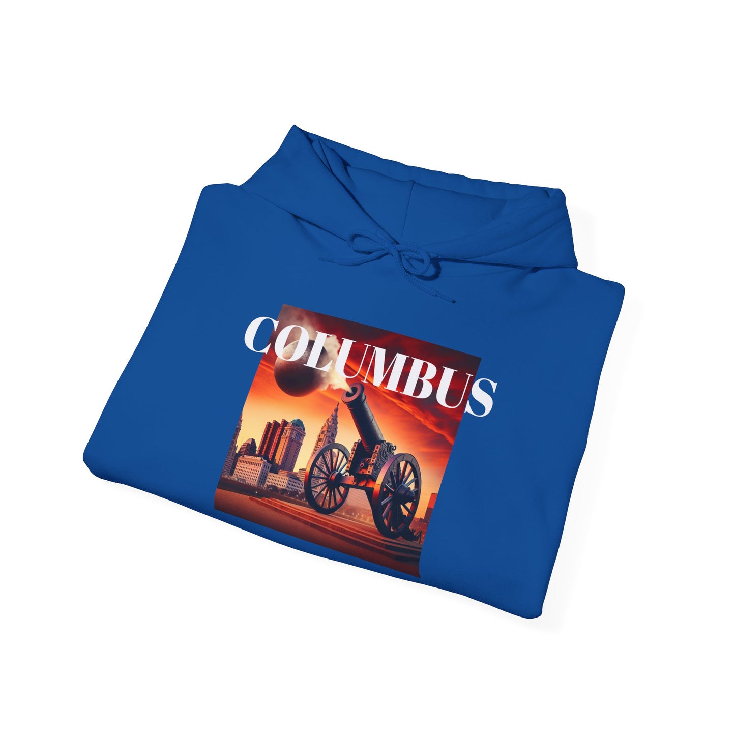 COLUMBUS ADULT Graphic Hoodie - Unisex Heavy Blend™ - CITY PRIDE SERIES