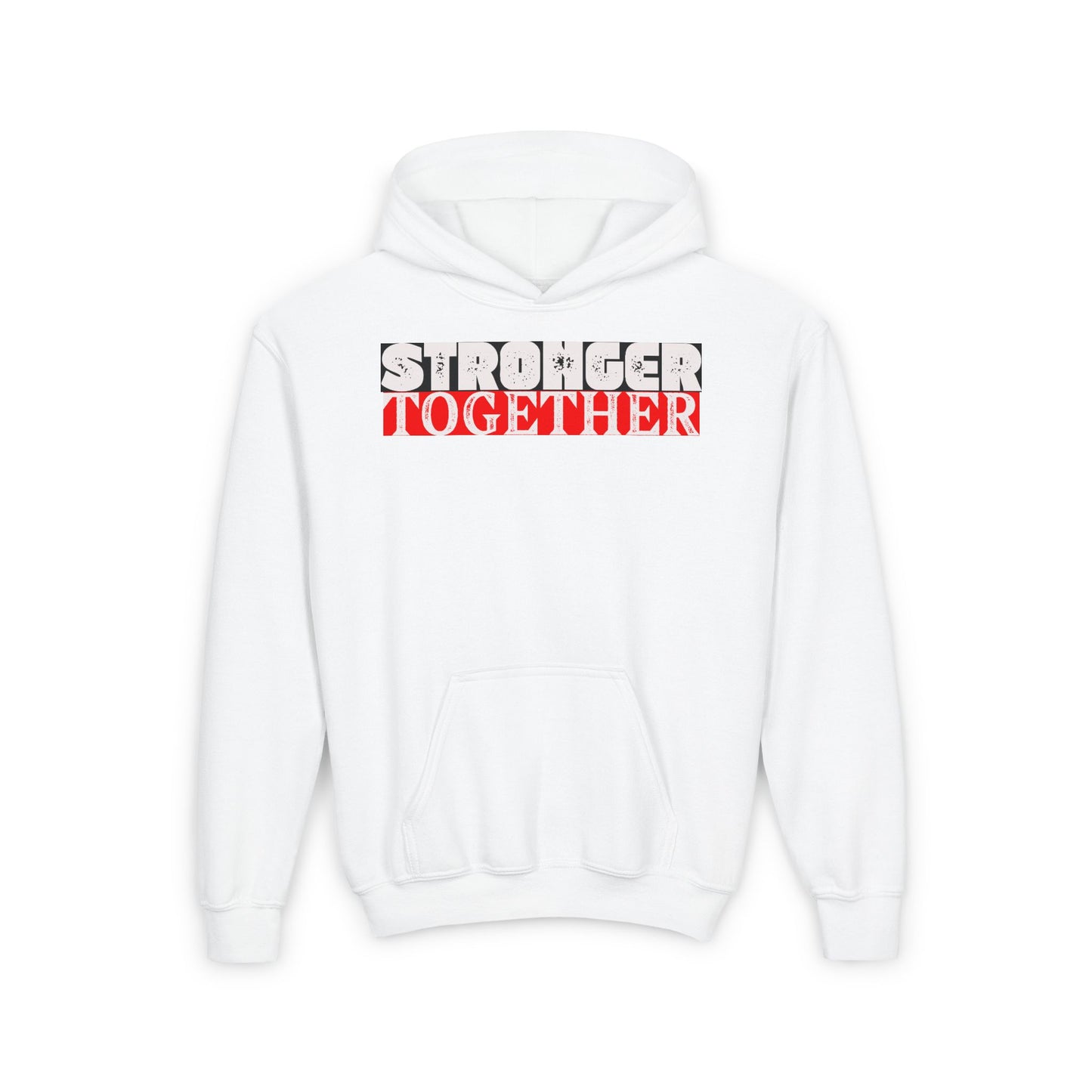 Stronger Together Youth Hoodie - Cozy Blend