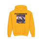PITTSBURGH Youth Hooded Sweatshirt - Retro Graphic Design for City Pride