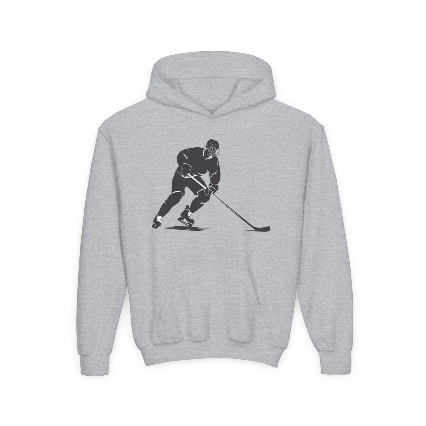 Youth Hockey Player Heavy Blend Hoodie - Perfect for Young Athletes