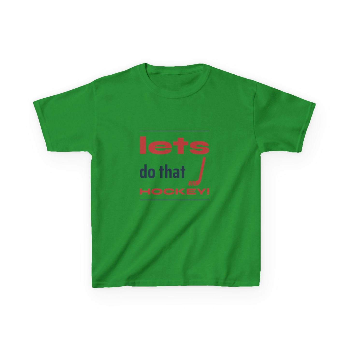 LETS DO THAT HOCKEY Kids Heavy Cotton™ Tee