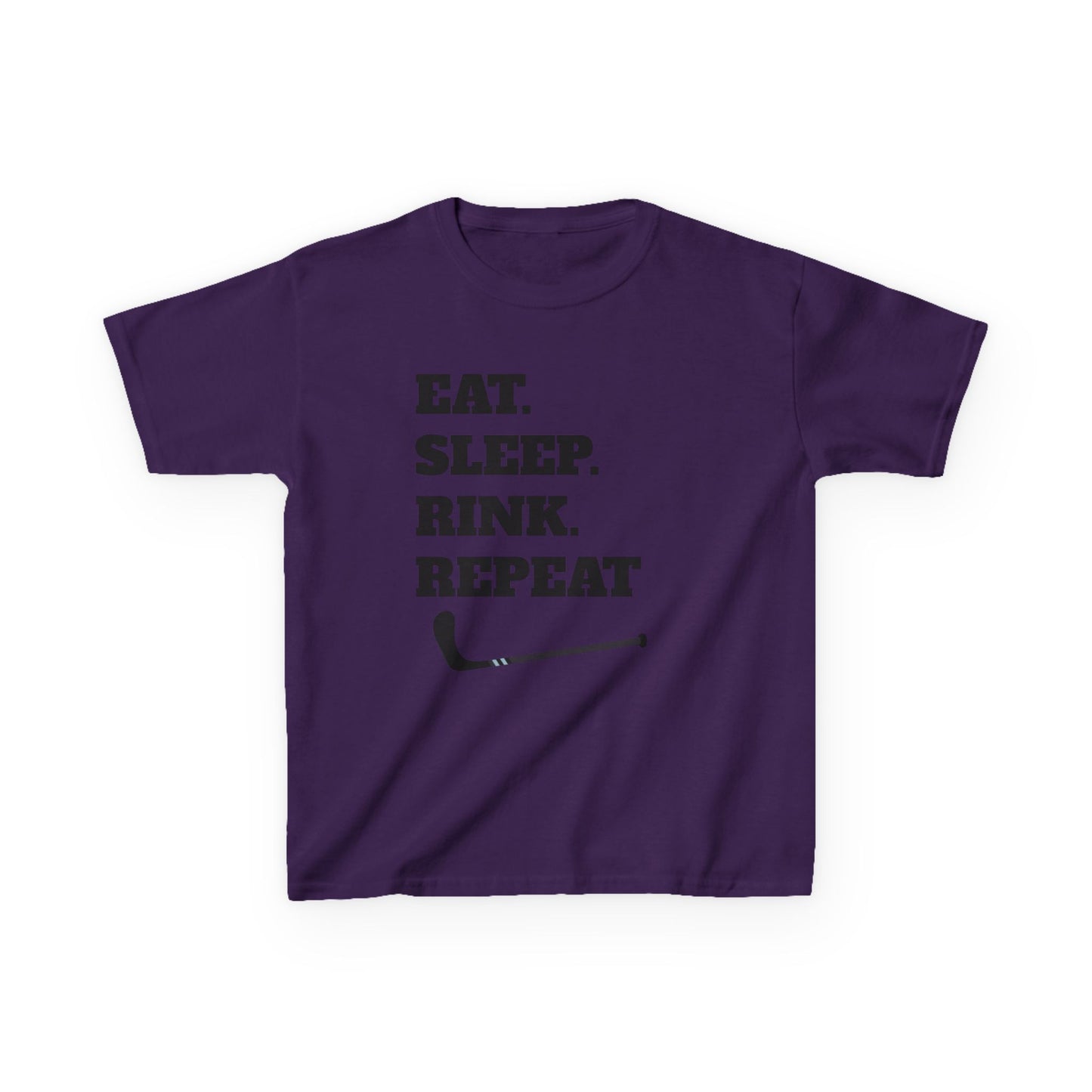Youth Hockey Tee - Eat Sleep Rink Repeat