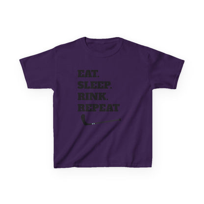 Youth Hockey Tee - Eat Sleep Rink Repeat
