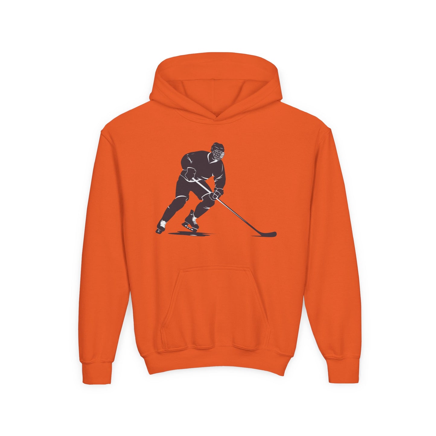 Youth Hockey Player Heavy Blend Hoodie - Perfect for Young Athletes