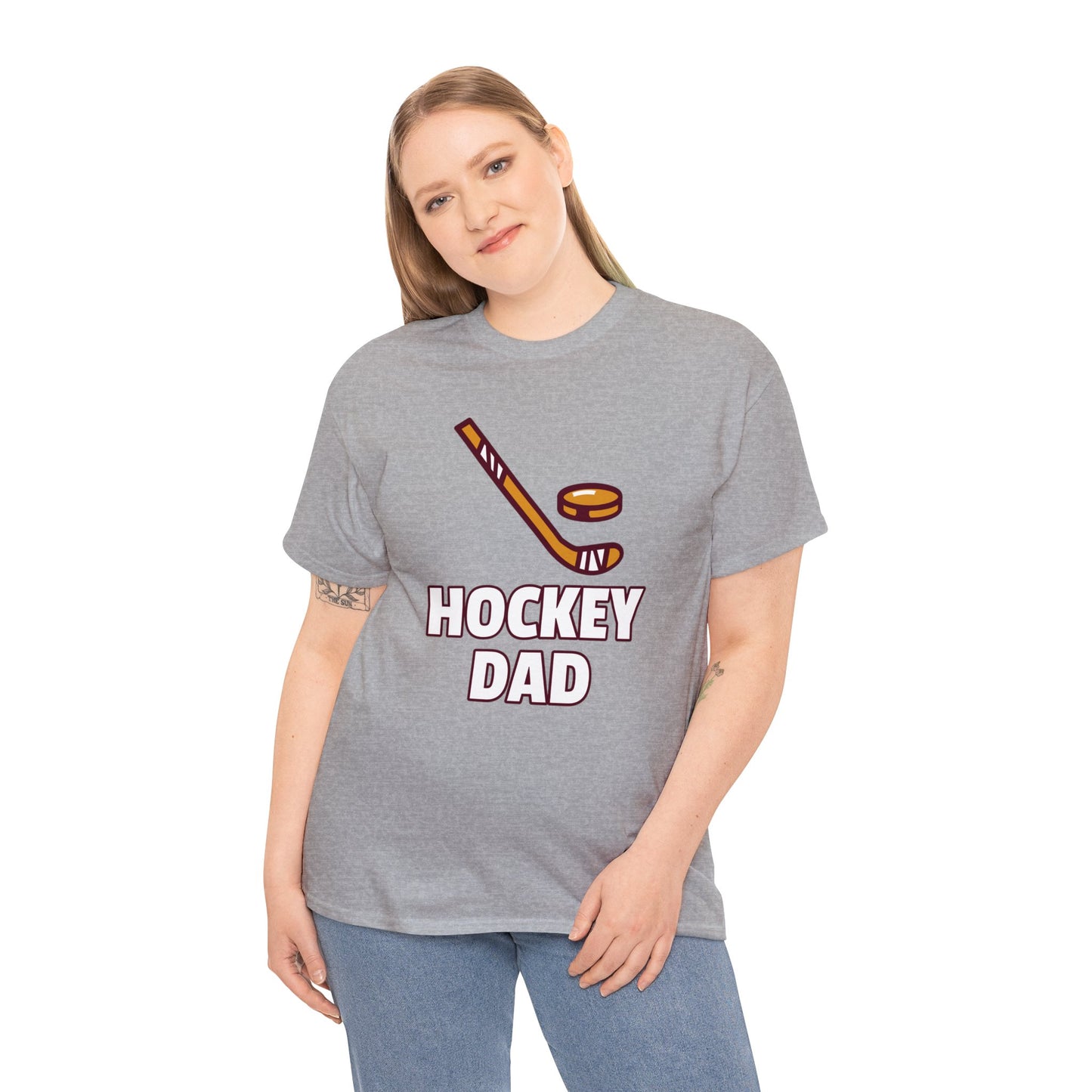 HOCKEY DAD Unisex Heavy Cotton Tee