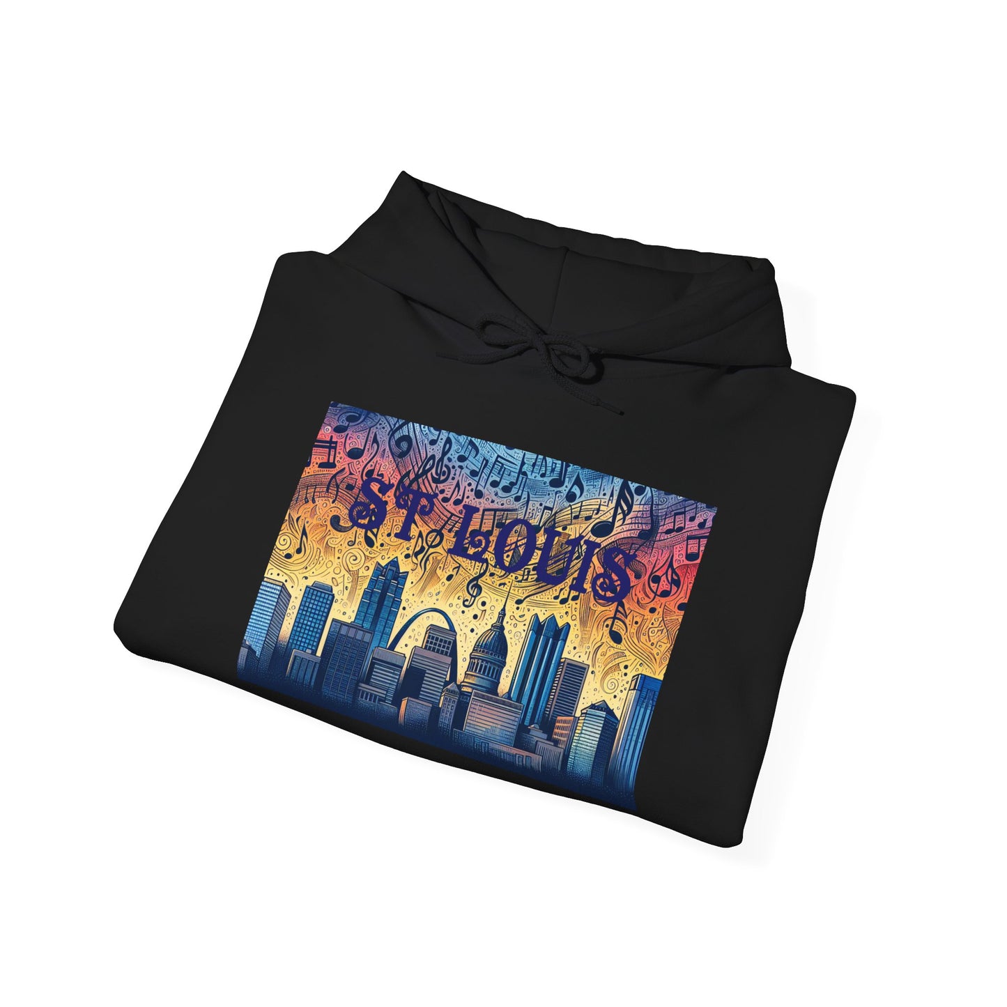 ST LOUIS ADULT Graphic Hoodie - Unisex Heavy Blend™ - CITY SERIES