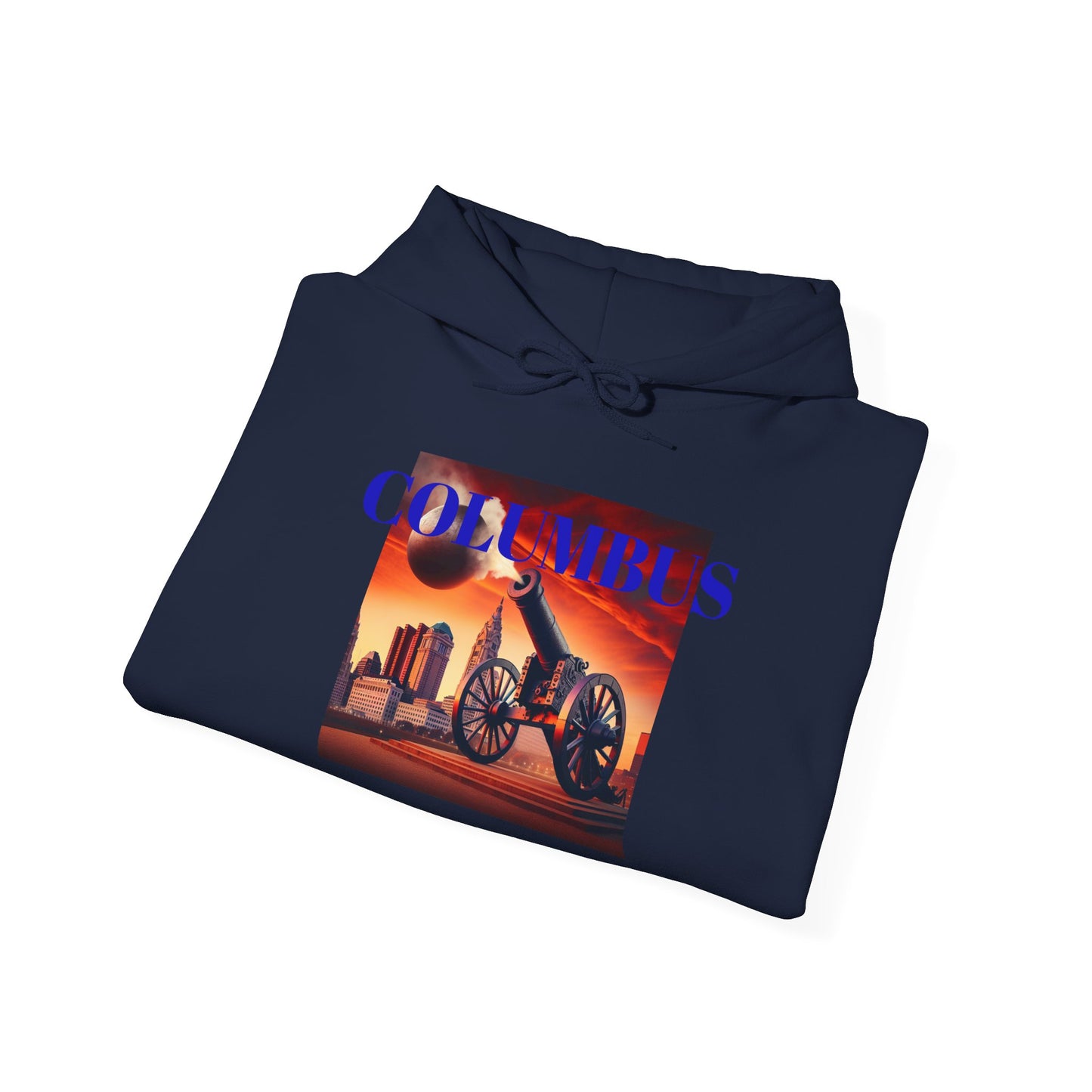 COLUMBUS ADULT Graphic Hoodie - Unisex Heavy Blend™ - CITY PRIDE SERIES
