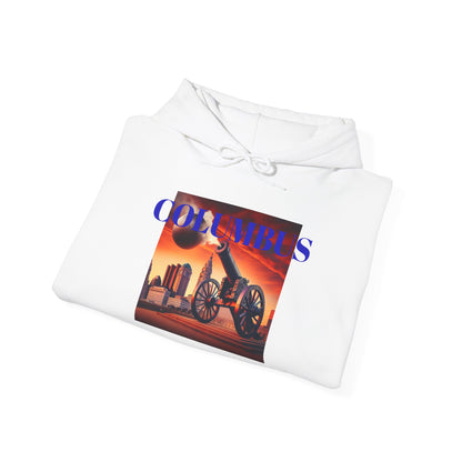 COLUMBUS ADULT Graphic Hoodie - Unisex Heavy Blend™ - CITY PRIDE SERIES