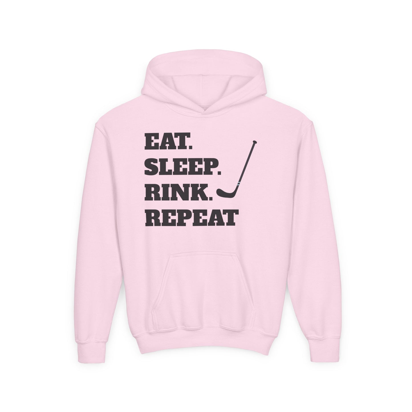 Youth Hockey Sweatshirt - Eat Sleep Rink Repeat