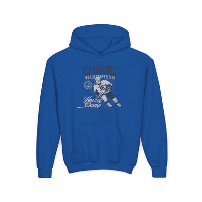Youth Ice Hockey Hooded Sweatshirt - Perfect for Young Athletes