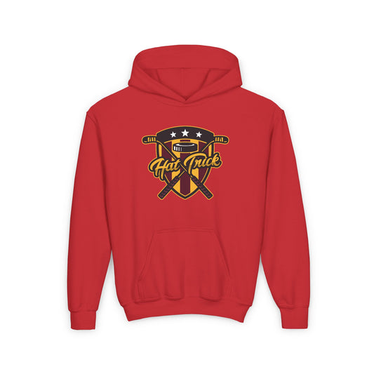 HAT TRICK Youth Heavy Blend Hooded Sweatshirt