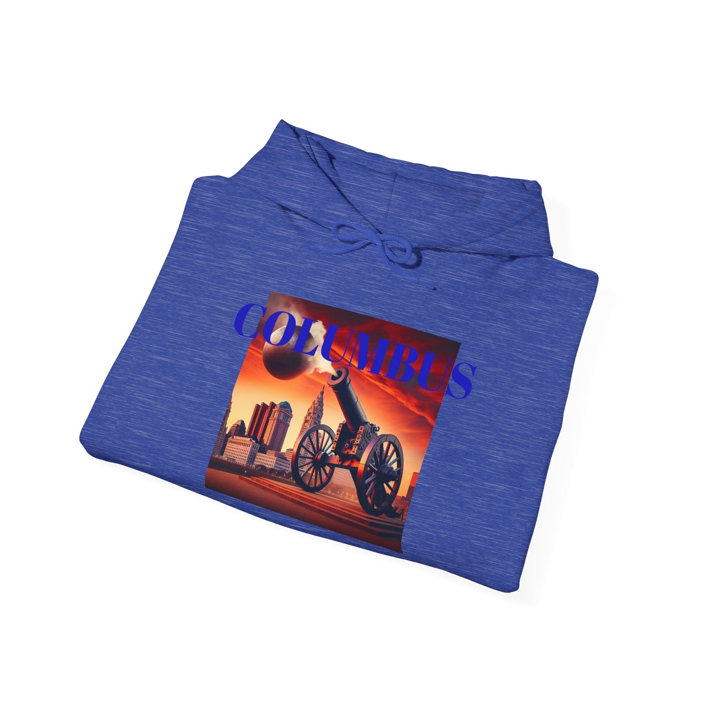 COLUMBUS ADULT Graphic Hoodie - Unisex Heavy Blend™ - CITY PRIDE SERIES