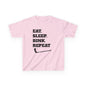 Youth Hockey Tee - Eat Sleep Rink Repeat