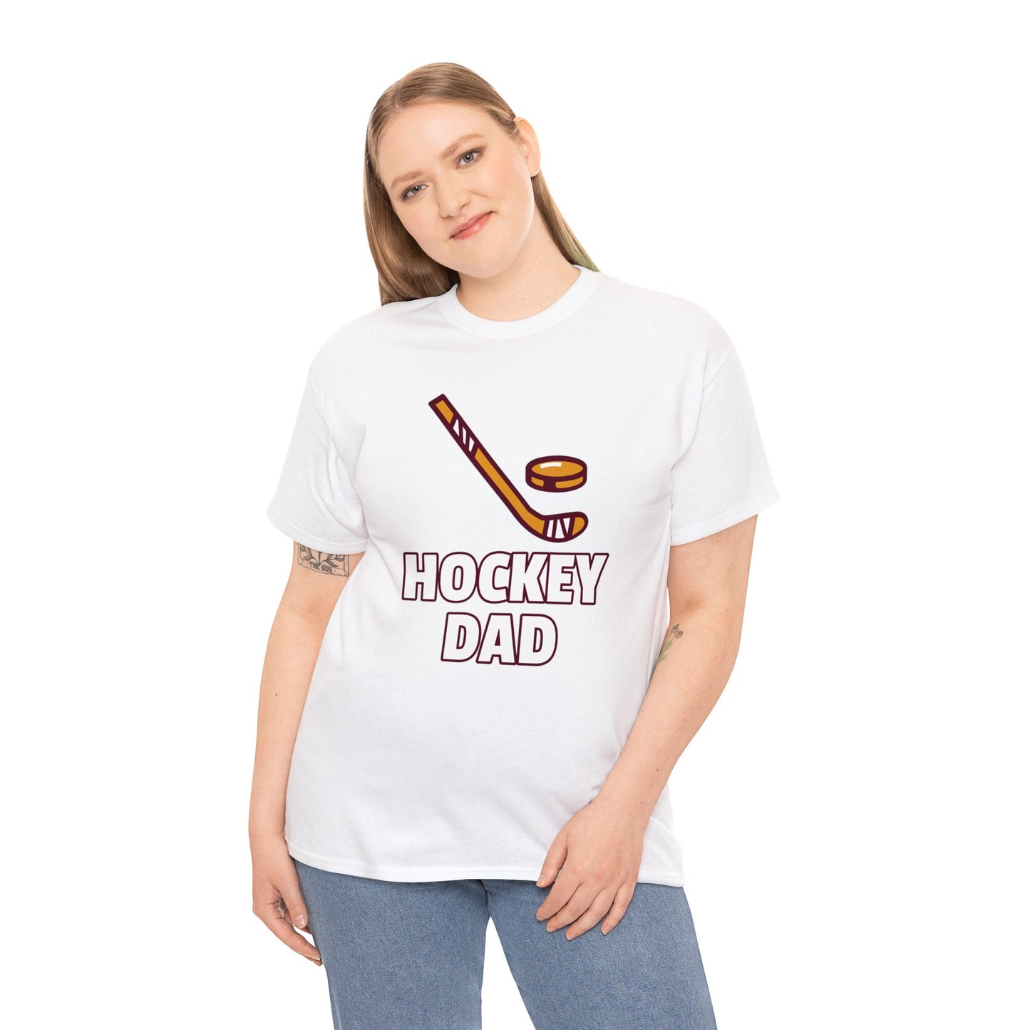 HOCKEY DAD Unisex Heavy Cotton Tee