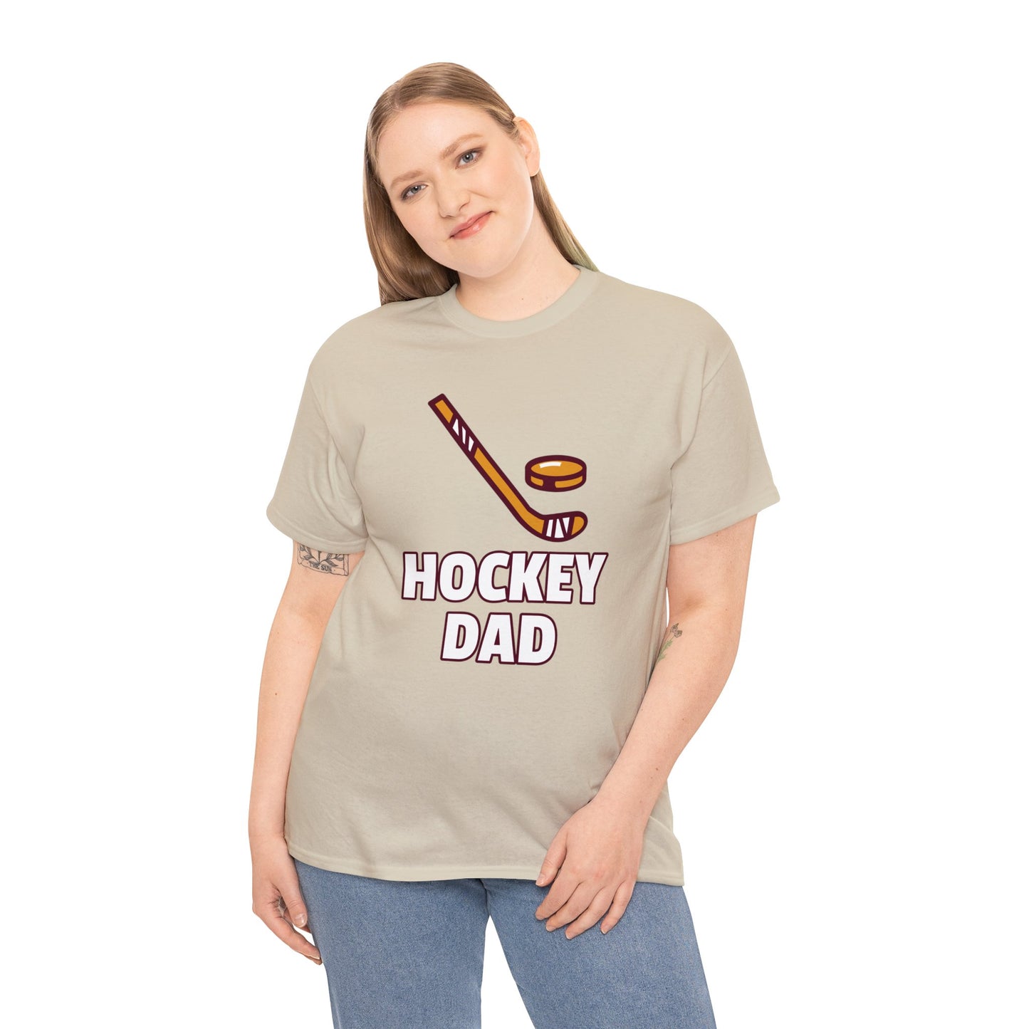 HOCKEY DAD Unisex Heavy Cotton Tee