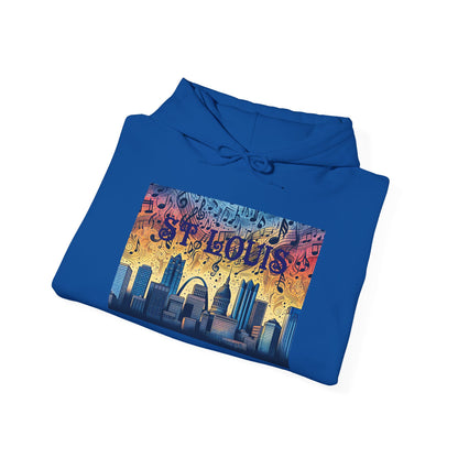 ST LOUIS ADULT Graphic Hoodie - Unisex Heavy Blend™ - CITY SERIES