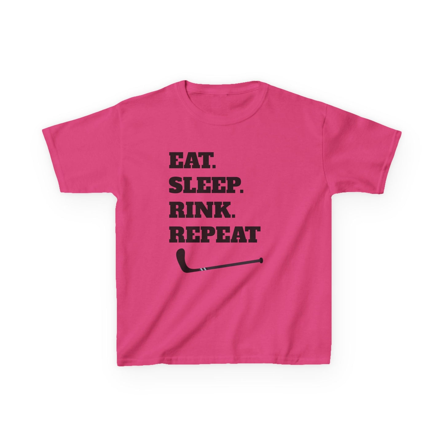 Youth Hockey Tee - Eat Sleep Rink Repeat