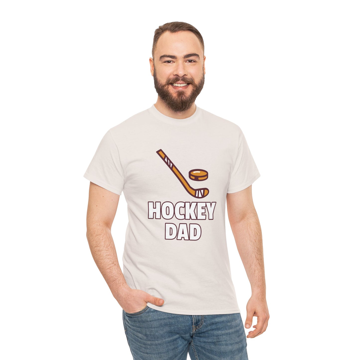 HOCKEY DAD Unisex Heavy Cotton Tee