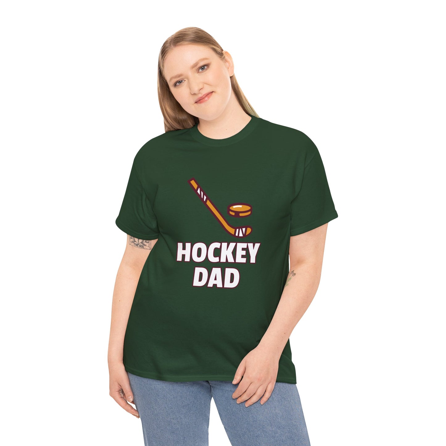 HOCKEY DAD Unisex Heavy Cotton Tee