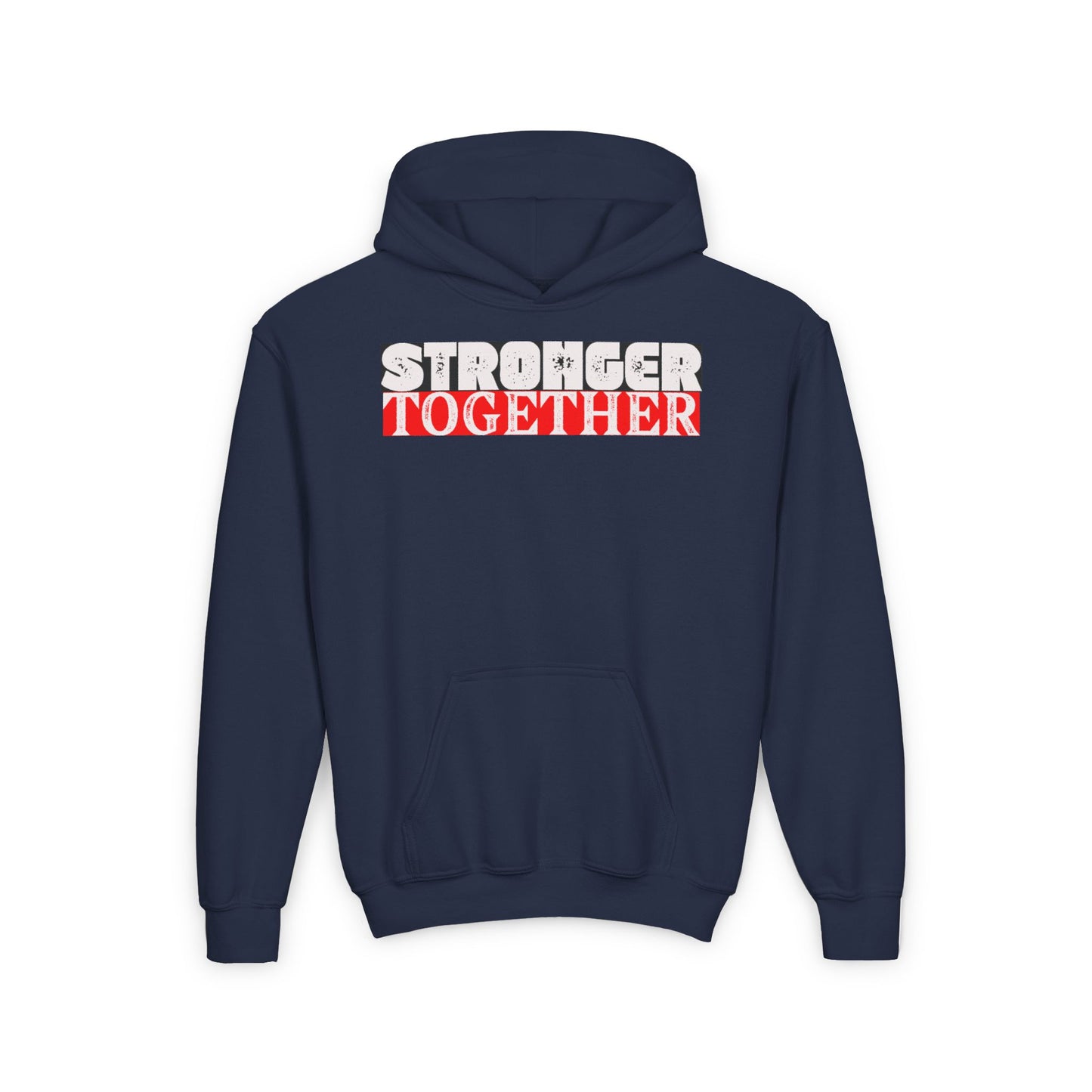 Stronger Together Youth Hoodie - Cozy Blend