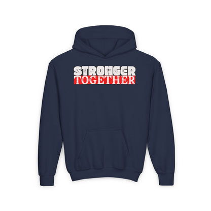 Stronger Together Youth Hoodie - Cozy Blend