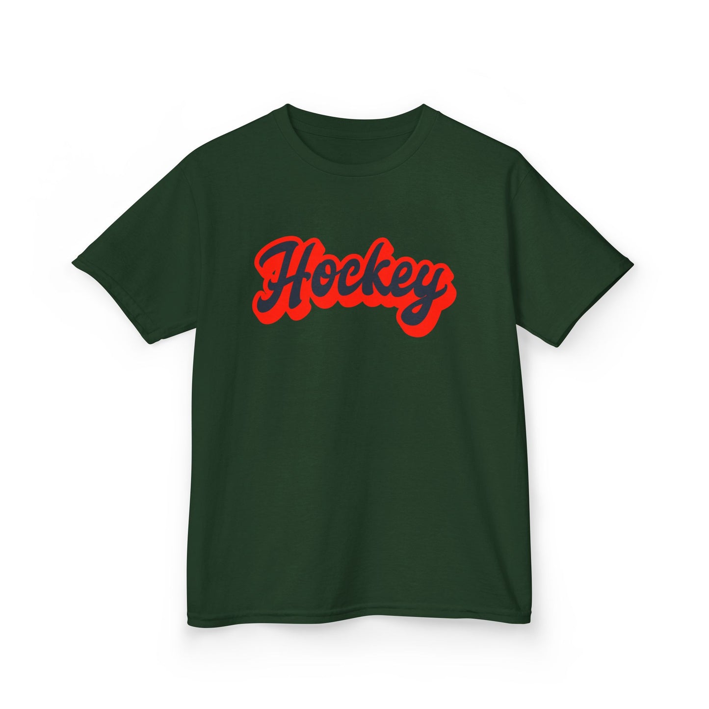 Kids Hockey Heavy Cotton Tee - Perfect for Young Fans!