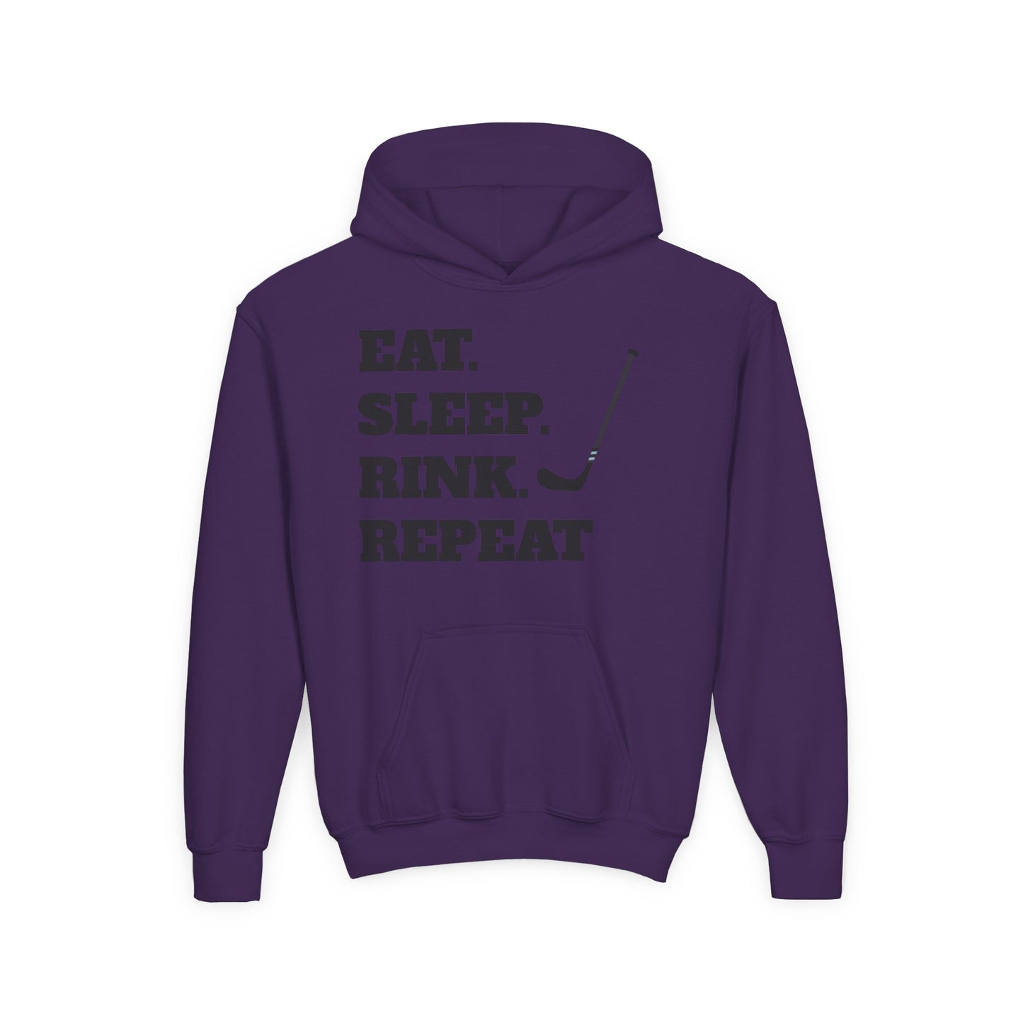 Youth Hockey Sweatshirt - Eat Sleep Rink Repeat
